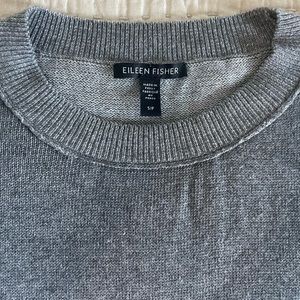 Eileen Fisher boxy cotton sweater, small